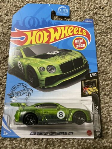 hot wheels 2018 bentley continental gt3